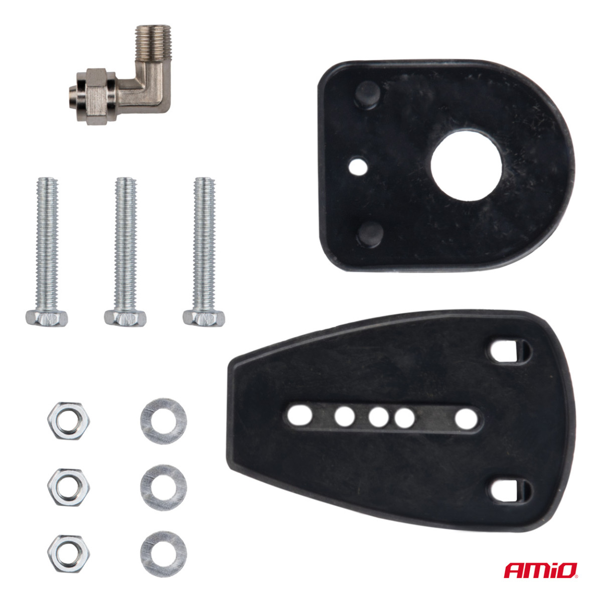 Signaal – kroom, 620 mm, 115 dB, 12/24V, madal toon, AMIO-04078