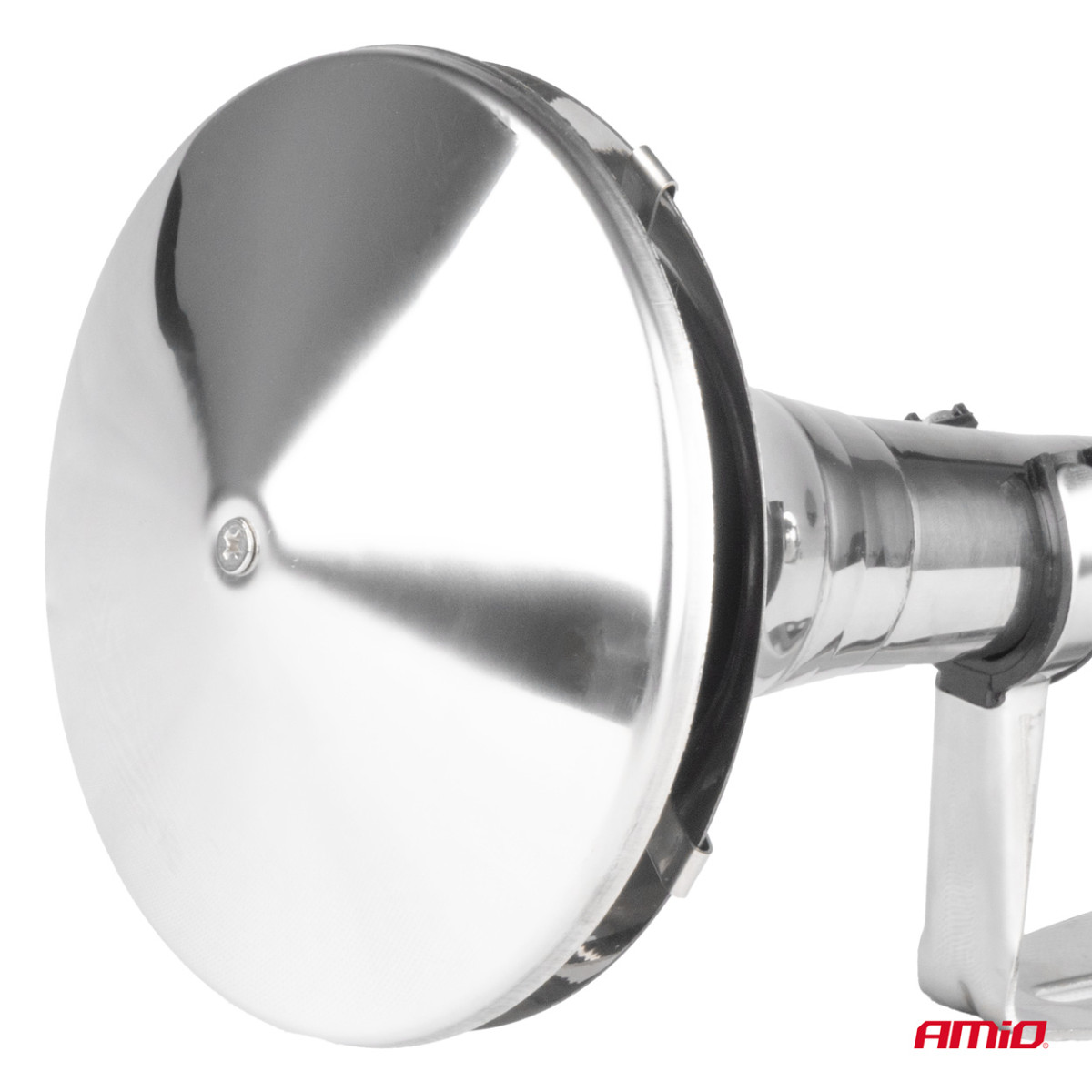 Signaal – kroom, 520 mm, 115 dB, 12/24V, kõrge helitugevusega, AMIO-04077