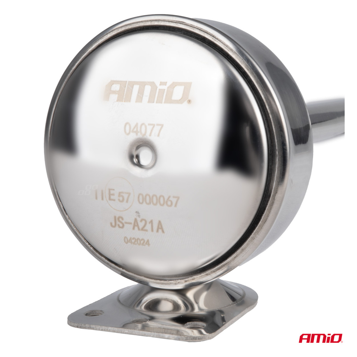 Signaal – kroom, 520 mm, 115 dB, 12/24V, kõrge helitugevusega, AMIO-04077