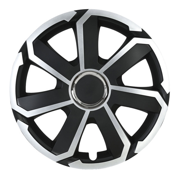 Rattakate 1 tk. AEROSPIN, must ja hõbedane 16" Rattakate 1 tk. AEROSPIN, must ja hõbedane 16"