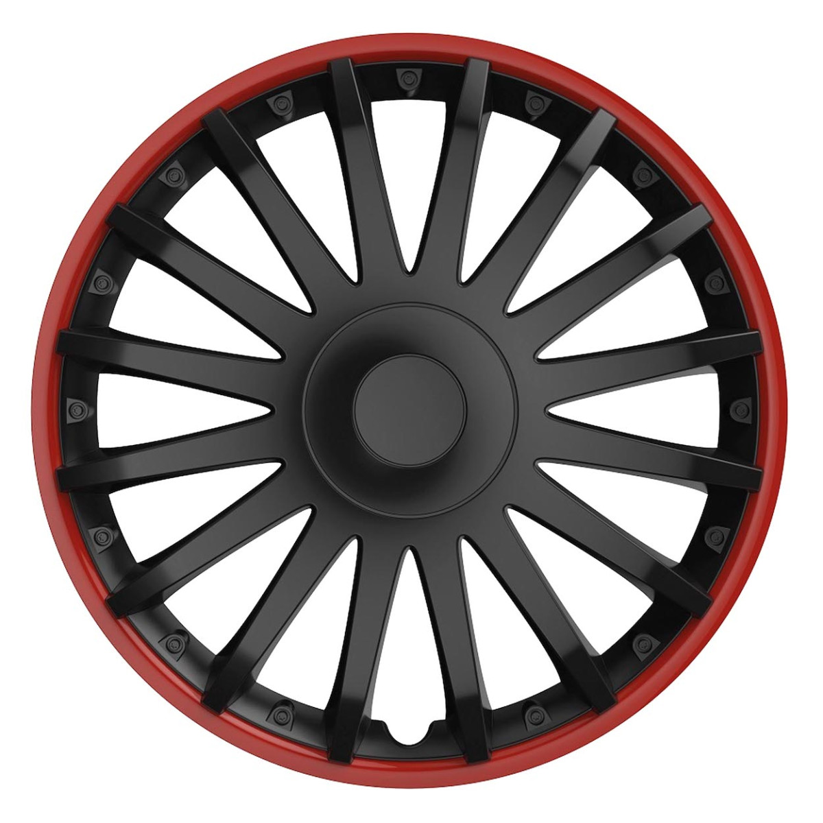 Rattakate 1 tk. Kristall, must ja punane 15"
