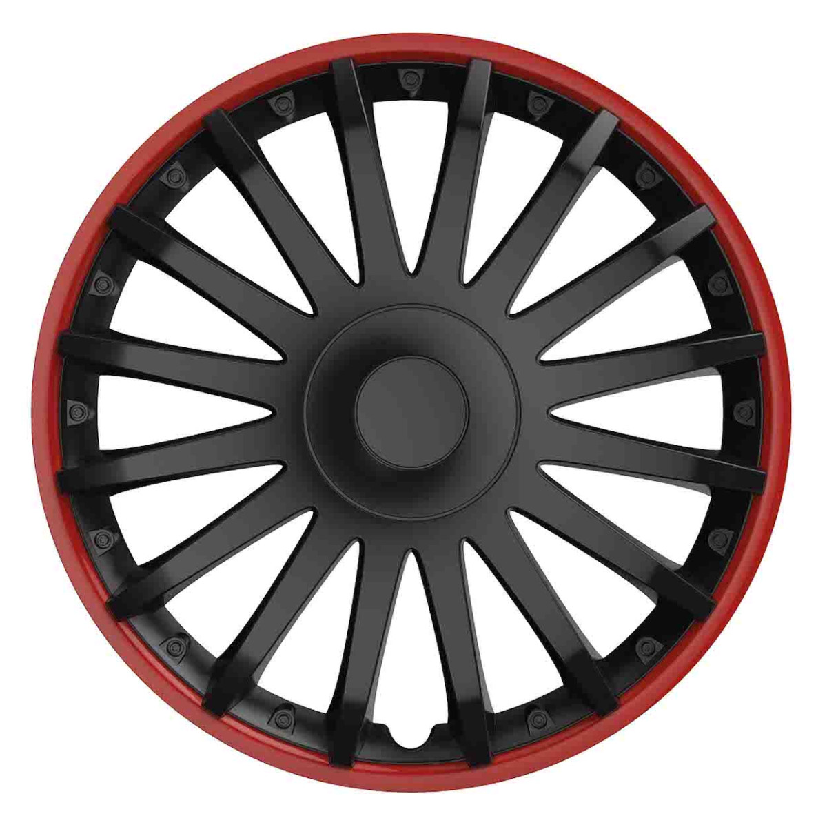 Rattakate 1 tk. Kristall, must ja punane 16"