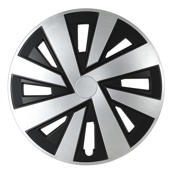 Rattakate 1 tk. PLUTON, must ja hõbedane 15" Rattakate 1 tk. PLUTON, must ja hõbedane 15"