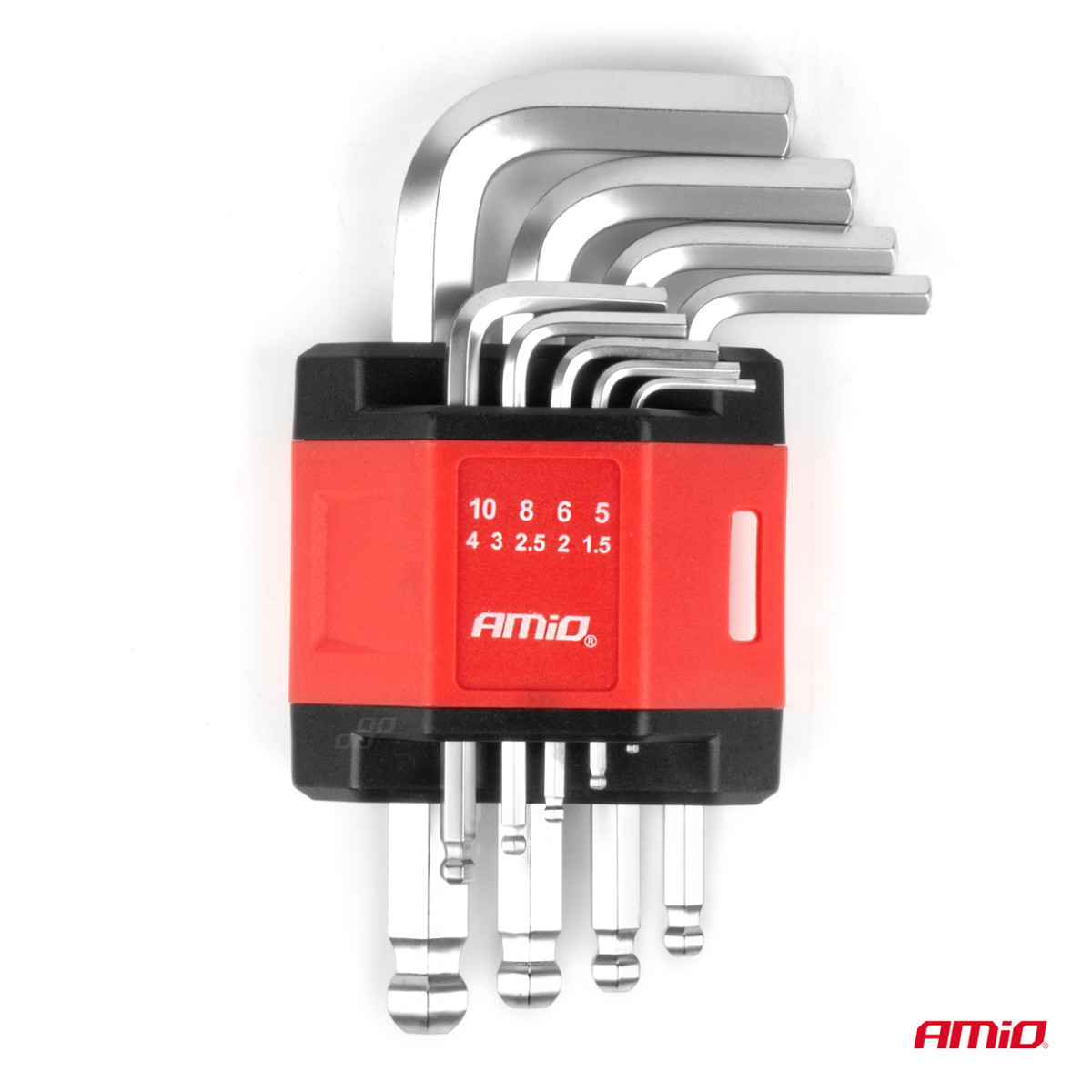 Lühikesed kuuskantvõtmed, 9 tk, CR-V AMIO-01041