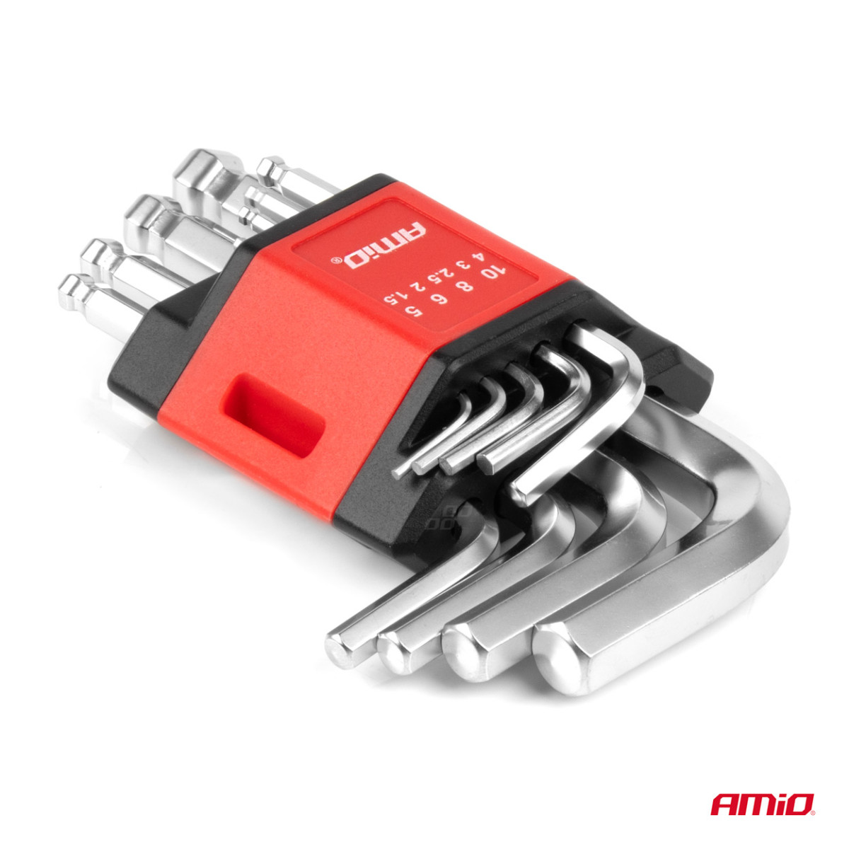 Lühikesed kuuskantvõtmed, 9 tk, CR-V AMIO-01041