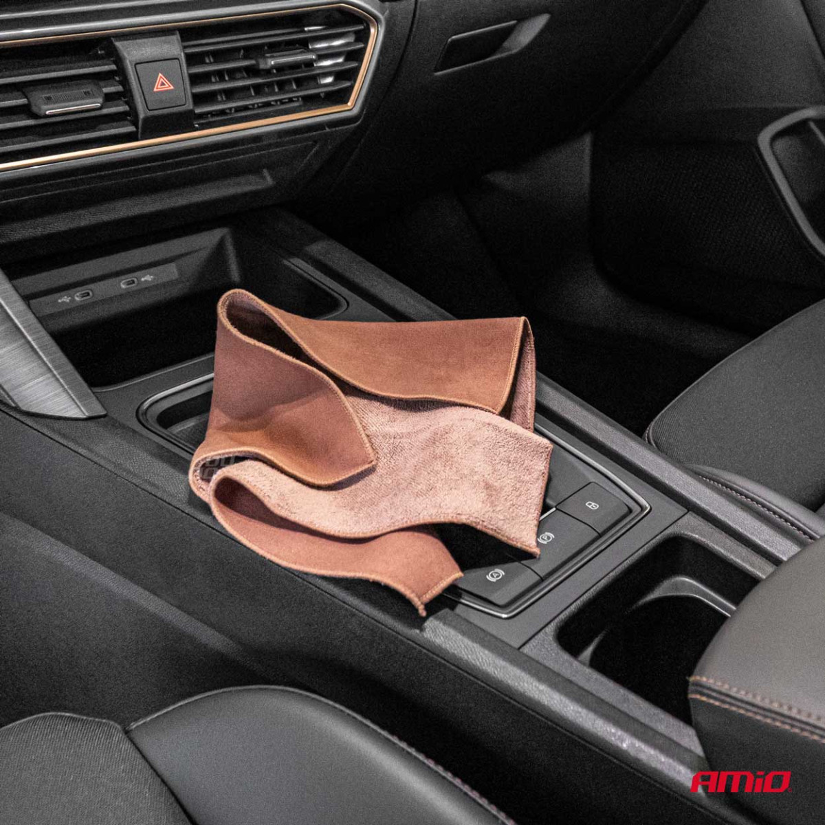 Mikrokiudlapp 2in1 CORAL+SUEDE 30×30 cm, 500 g/m², AMIO-03982