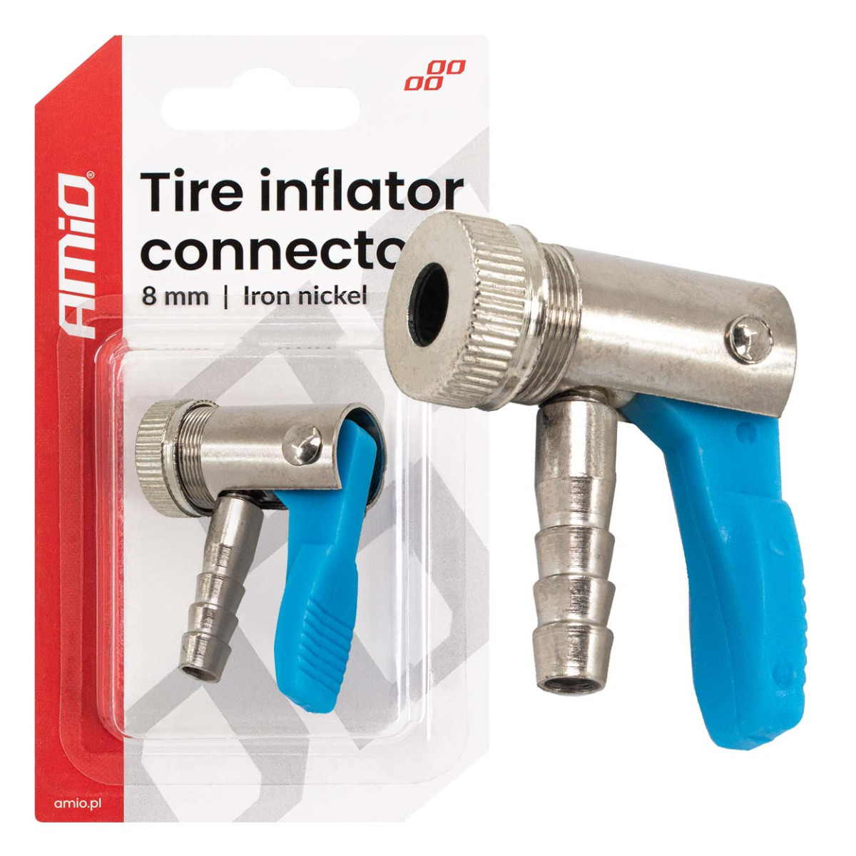 Kompressori adapter 8 mm AMIO-04498