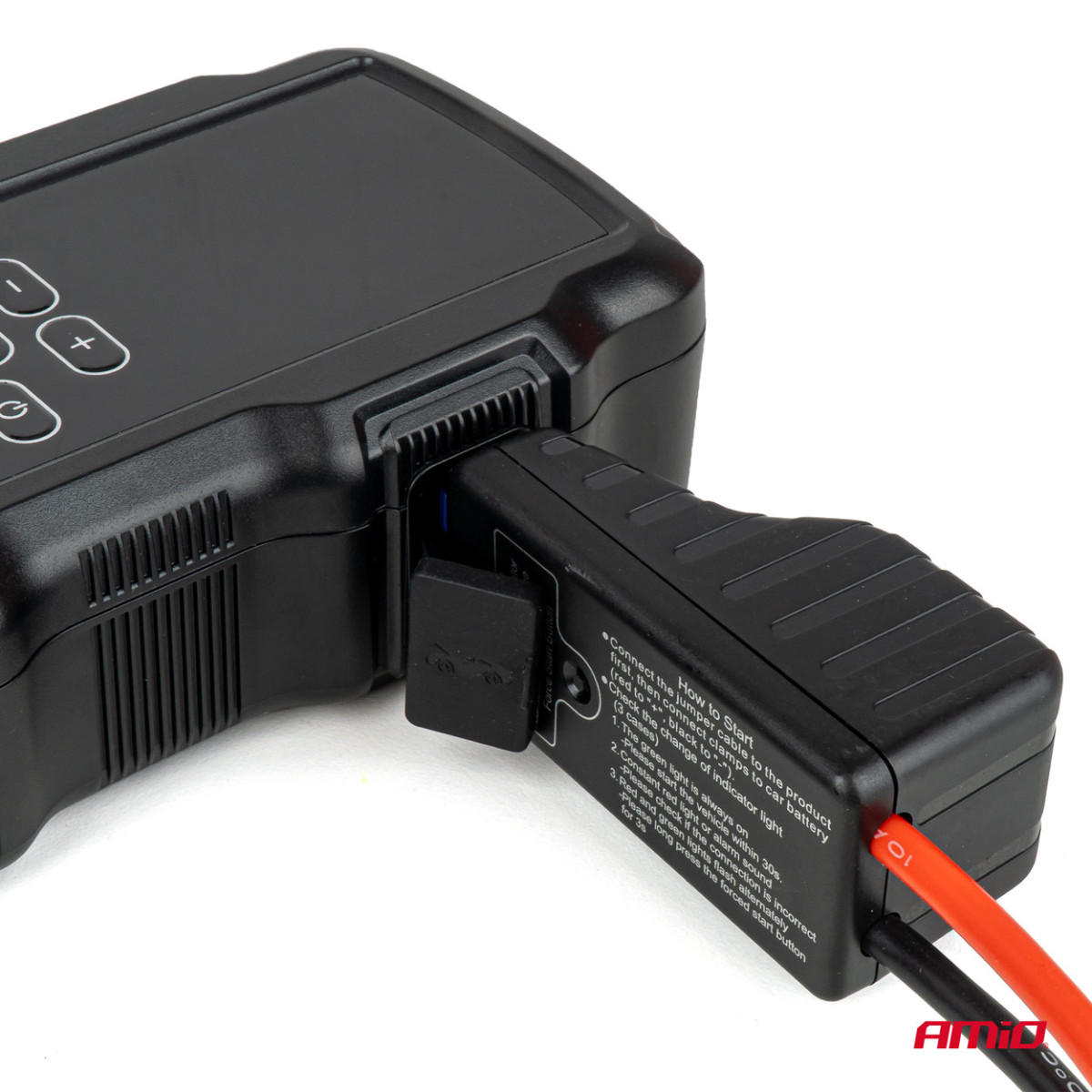 Käivitusabi 4 ühes kompressoriga / varupatarei 12V 17Ah 900A, AMIO-05126