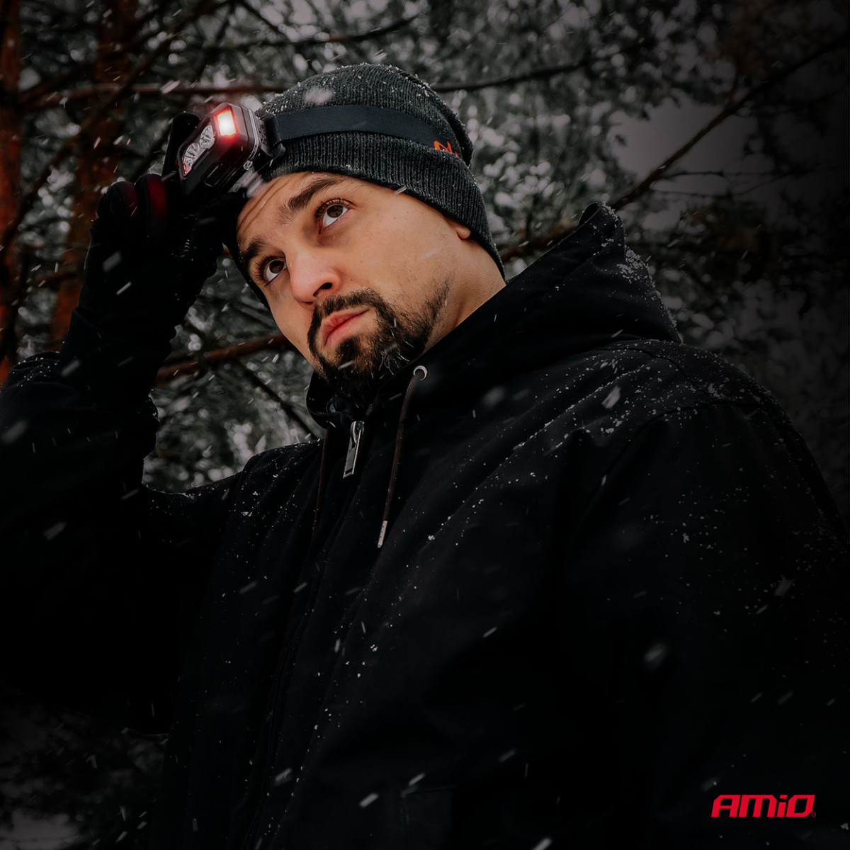 Laetav LED-pealamp 2×XPG + 10 SMD, 1800 mAh, SUPER BRIGHT (AKU) AMIO-04668