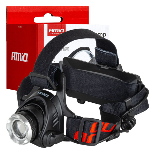 Laetav LED-pealamp T6 3600mAh AMIO-04664