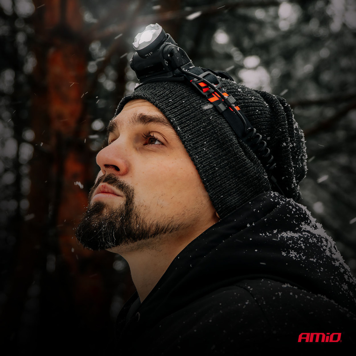 Laetav LED-pealamp T6 3600mAh AMIO-04664