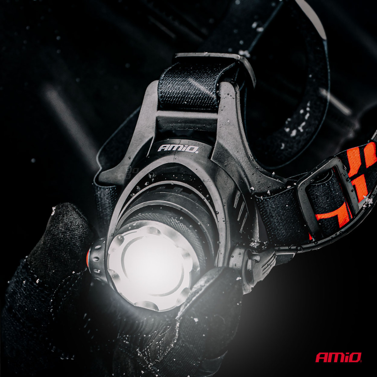 Laetav LED-pealamp T6 3600mAh AMIO-04664