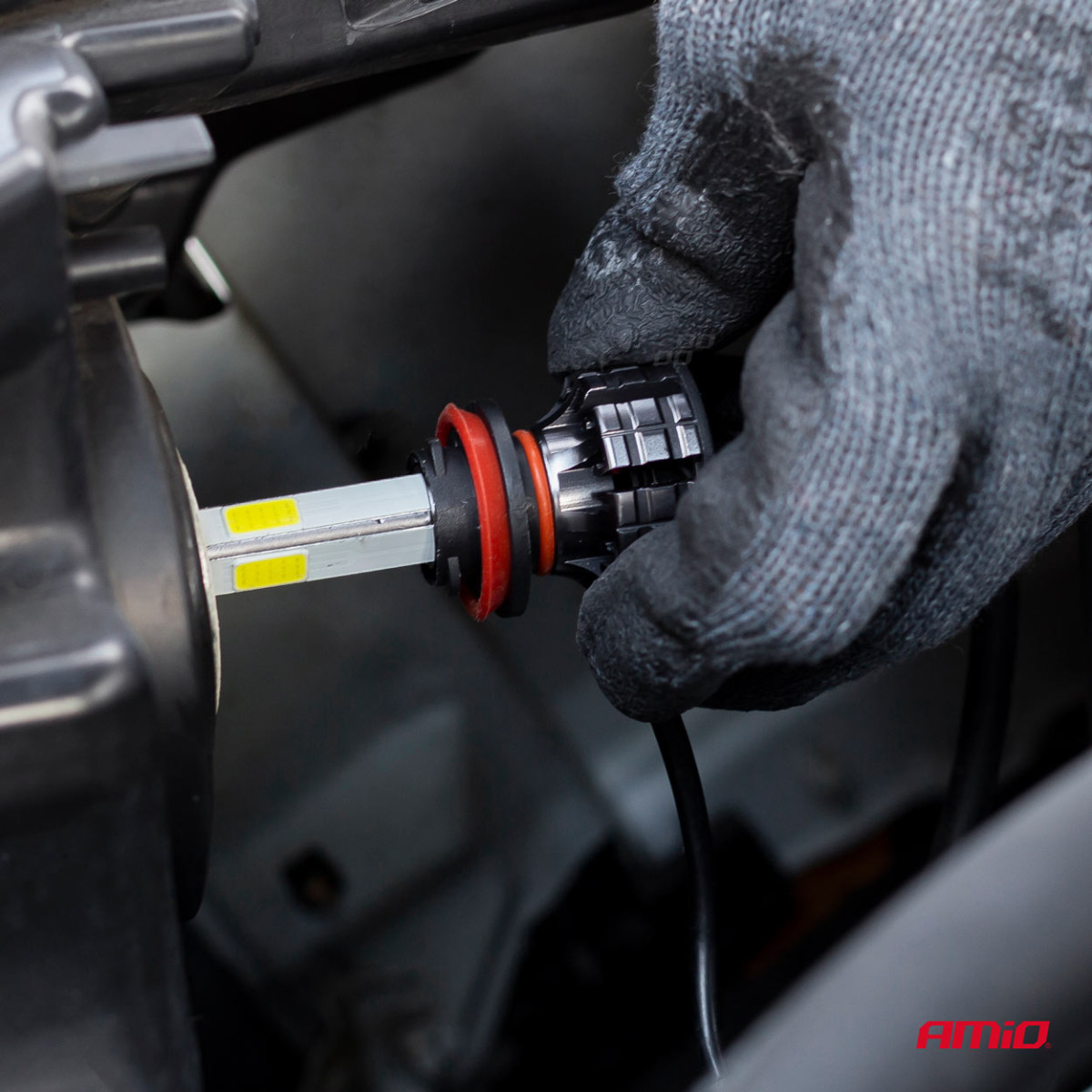 LED-esitulede pirnid COB seeria H8/H9/H11 AMiO-02845