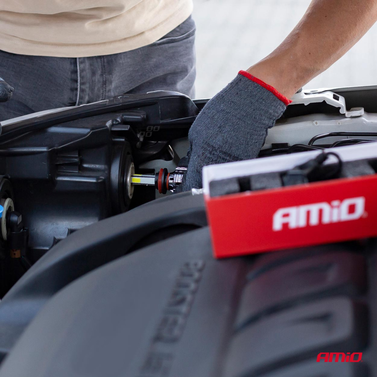 LED-esitulede pirnid COB seeria HB3 AMiO-02846