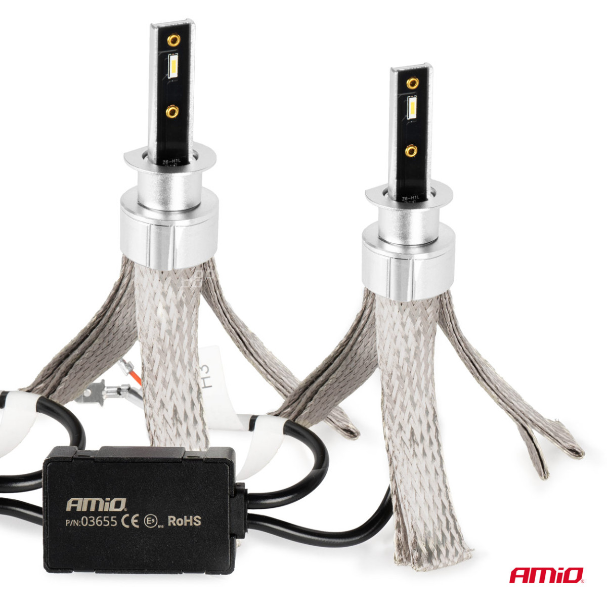 LED esitulede pirnid FLEX+ seeria H1 canbus 6000K 12-24V AMIO-03655