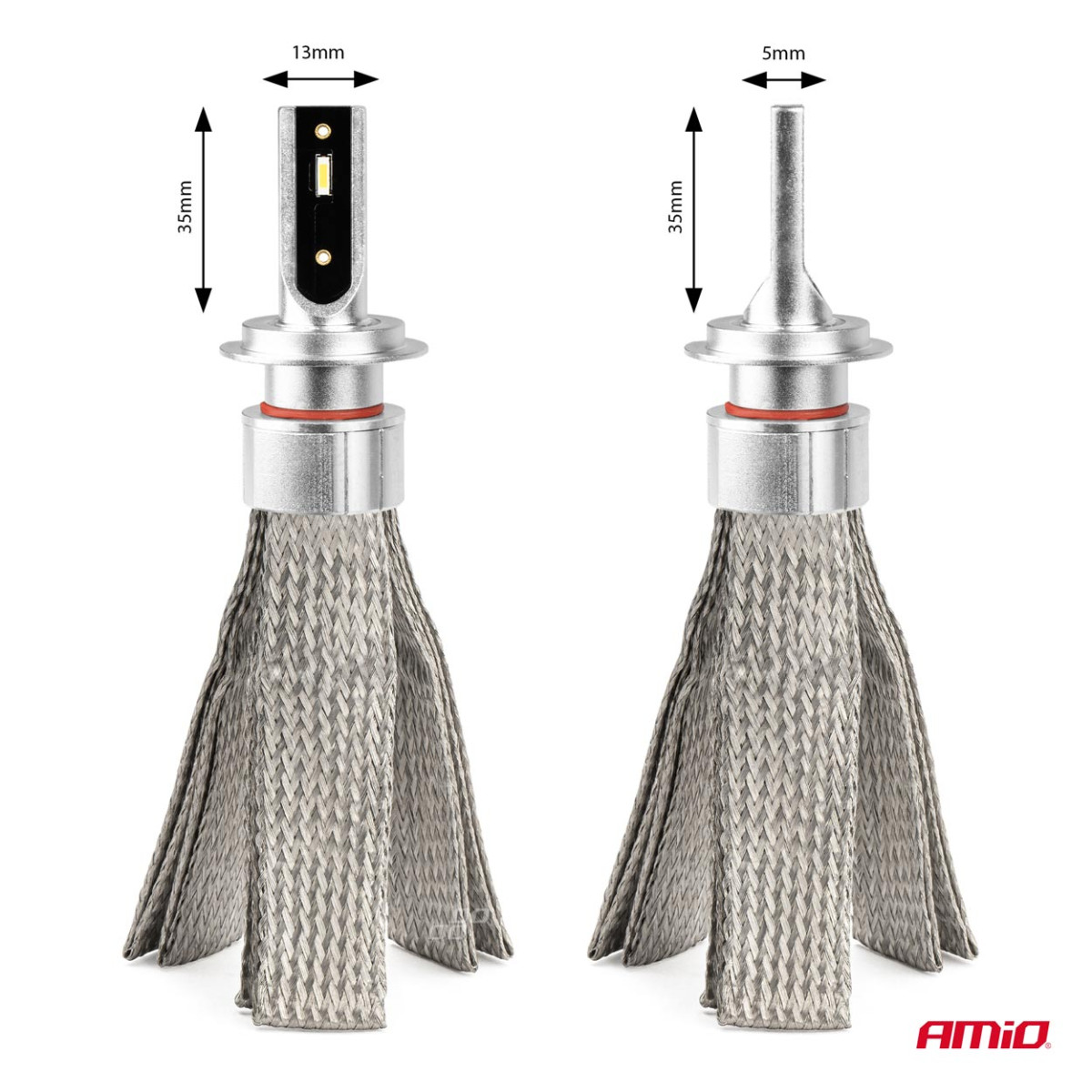 LED-esitulede pirnid FLEX+ seeria H7 Canbus 6000K 12-24V AMIO-03659