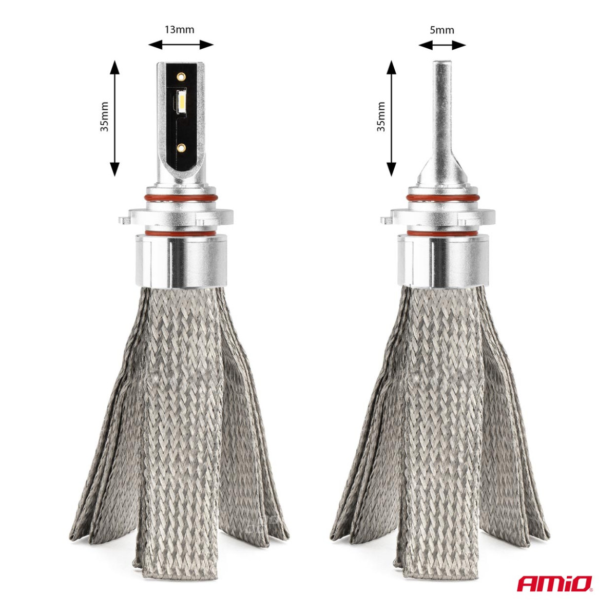 LED-esitulede pirnid FLEX+ seeria HB3 9005/HIR1 9011/H10 Canbus 6000K 12-24V AMIO-03664