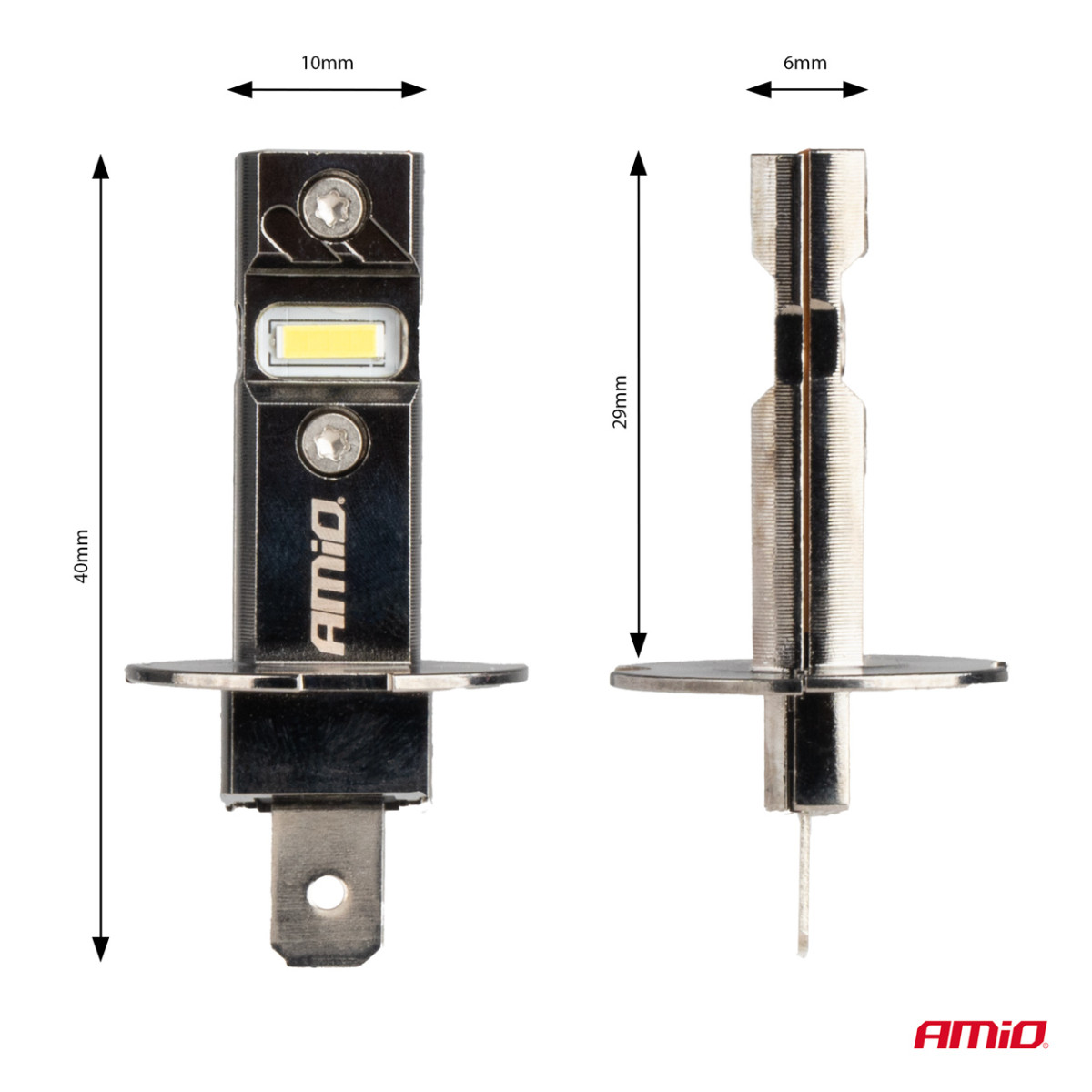 LED-esitulede pirnid hübriidseeria H3 6000K Canbus 60W AMIO-04113
