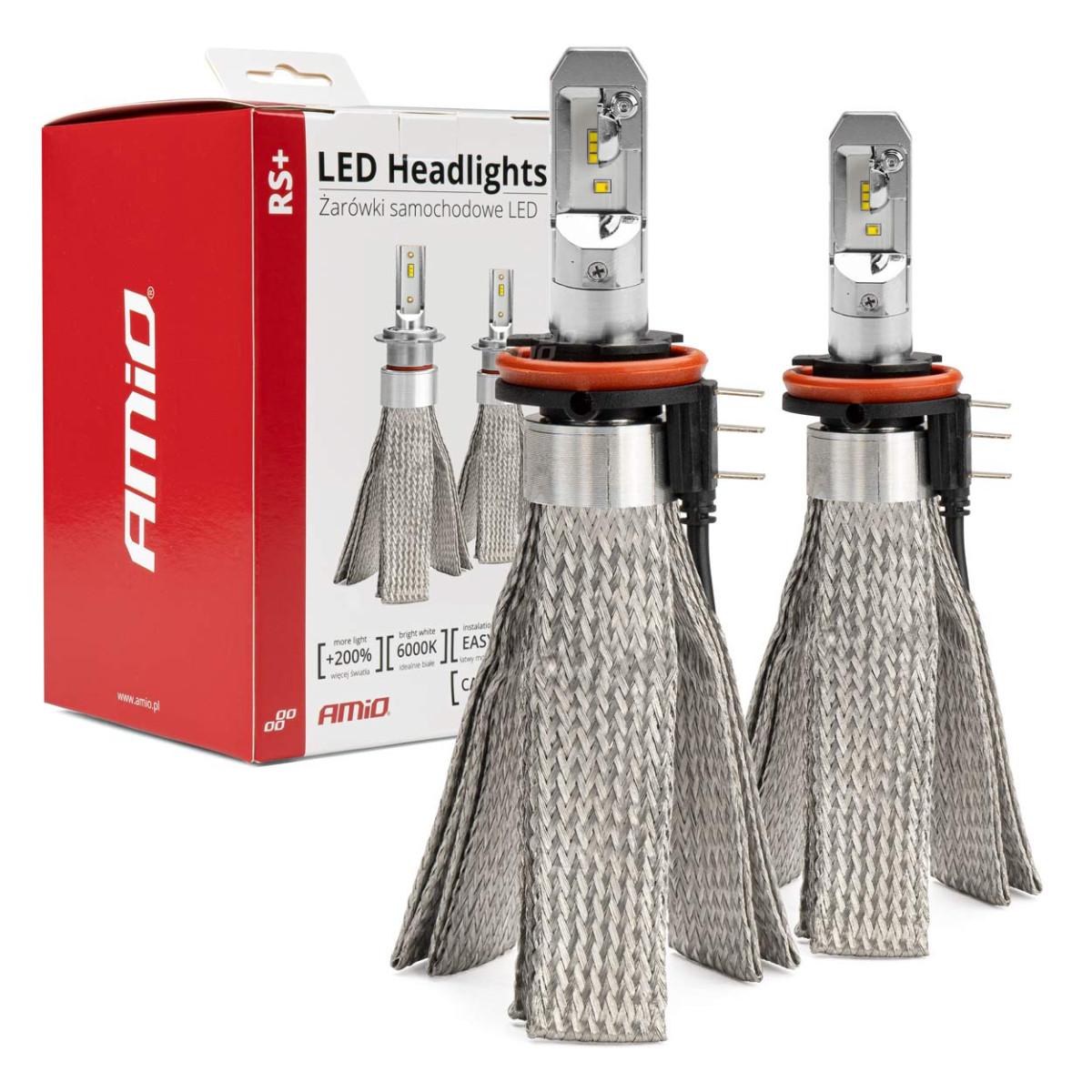 LED-esitulede pirnid RS+ seeria H15 50W AMIO-01080