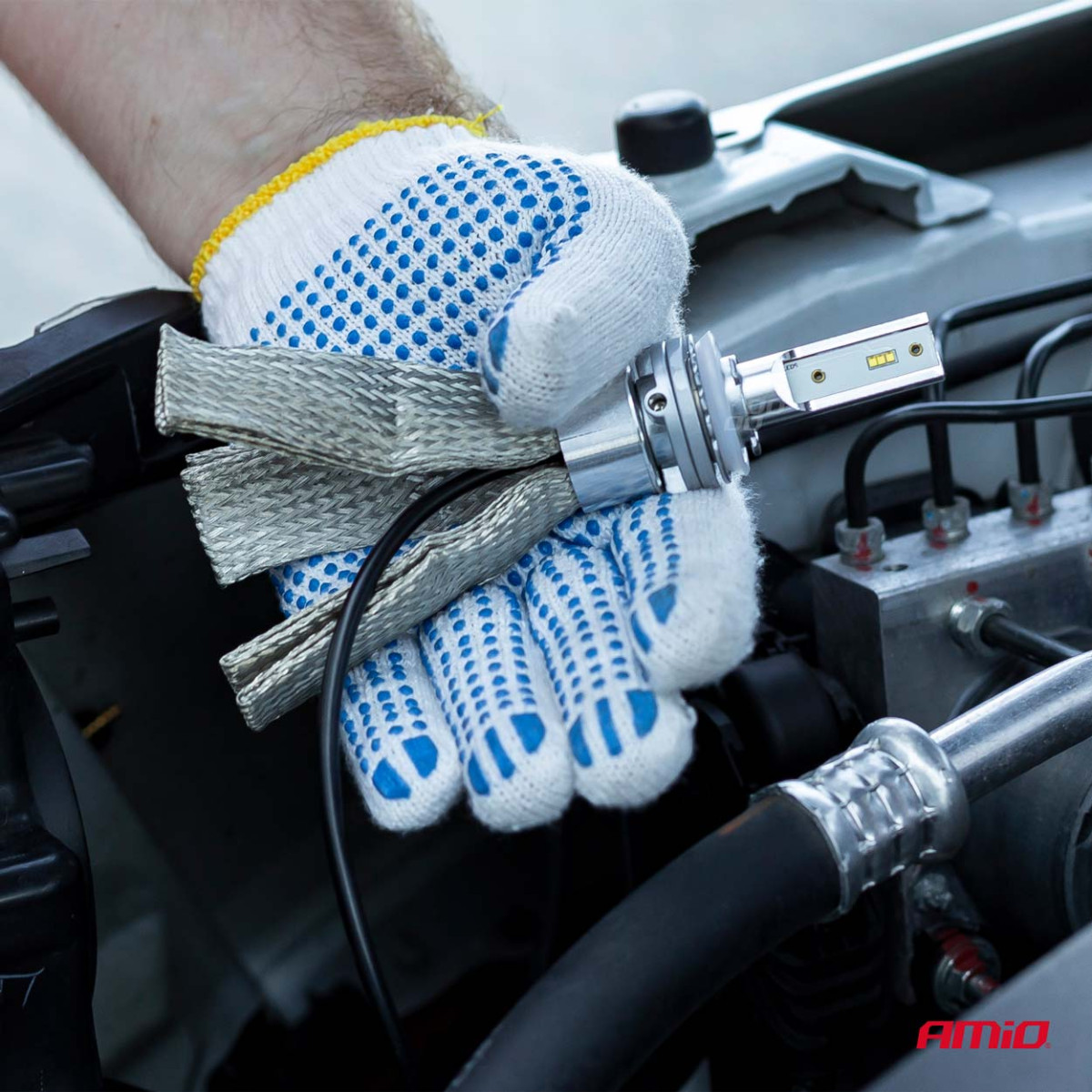 LED-esitulede pirnid RS+ seeria H4 50W AMIO-01082