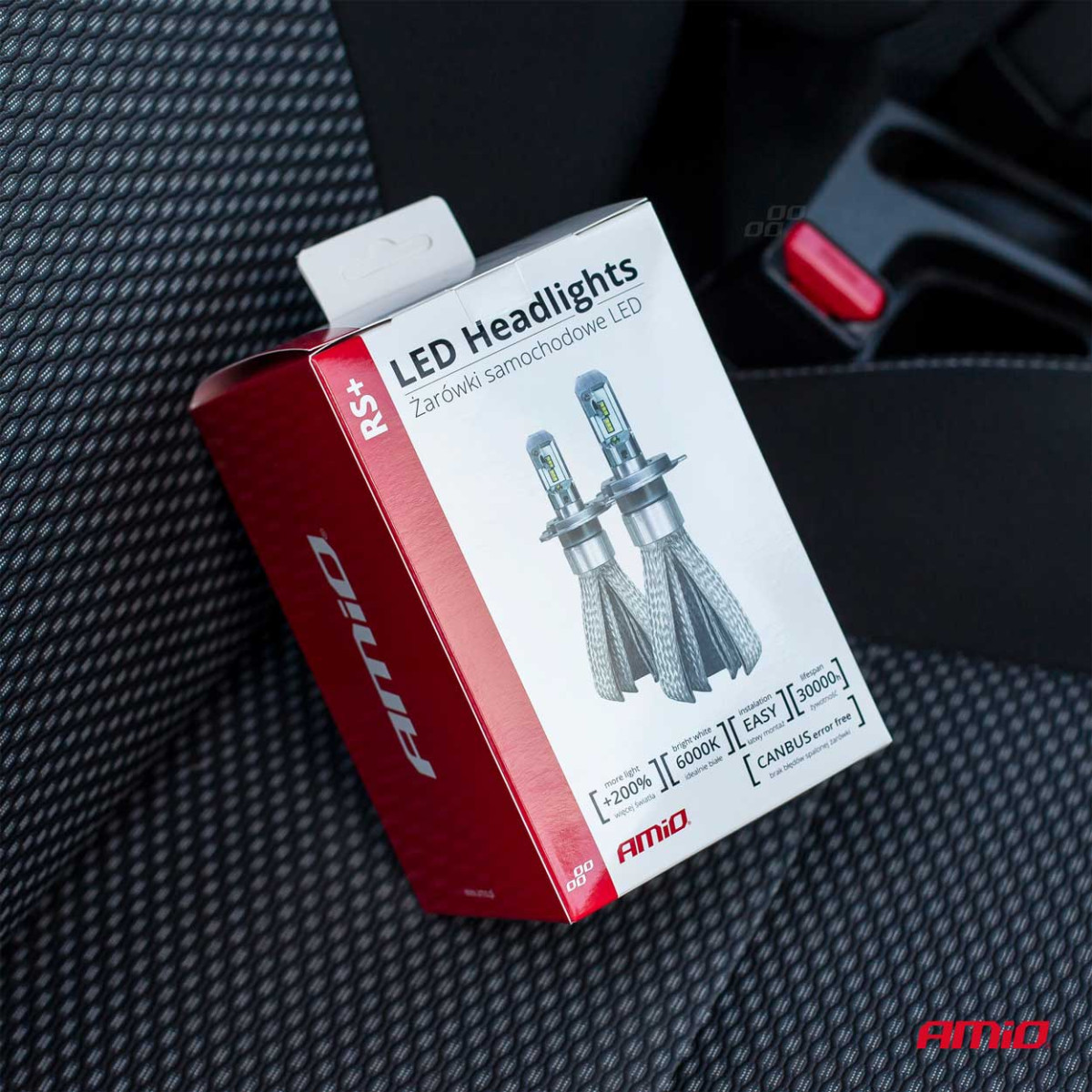 LED-esitulede pirnid RS+ seeria H4 50W AMIO-01082