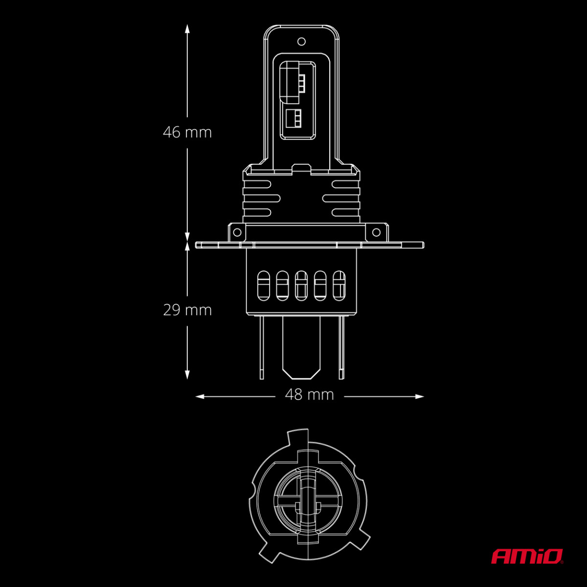 LED-autopirnid H4/H19 F26 PRO LumiTec LIMITED +130% DUO FULL CANBUS 12V/24V AMIO-04871