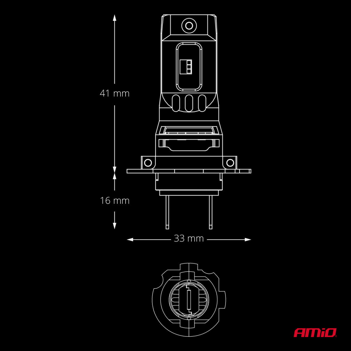 LED-autopirnid H7/H18 F26 PRO LumiTec LIMITED +130% DUO FULL CANBUS 12V/24V AMIO-04872