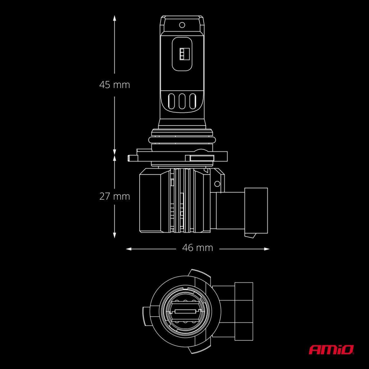 LED autopirnid HB4 F26 PRO LumiTec LIMITED +130% DUO FULL CANBUS 12V/24V AMIO-04875