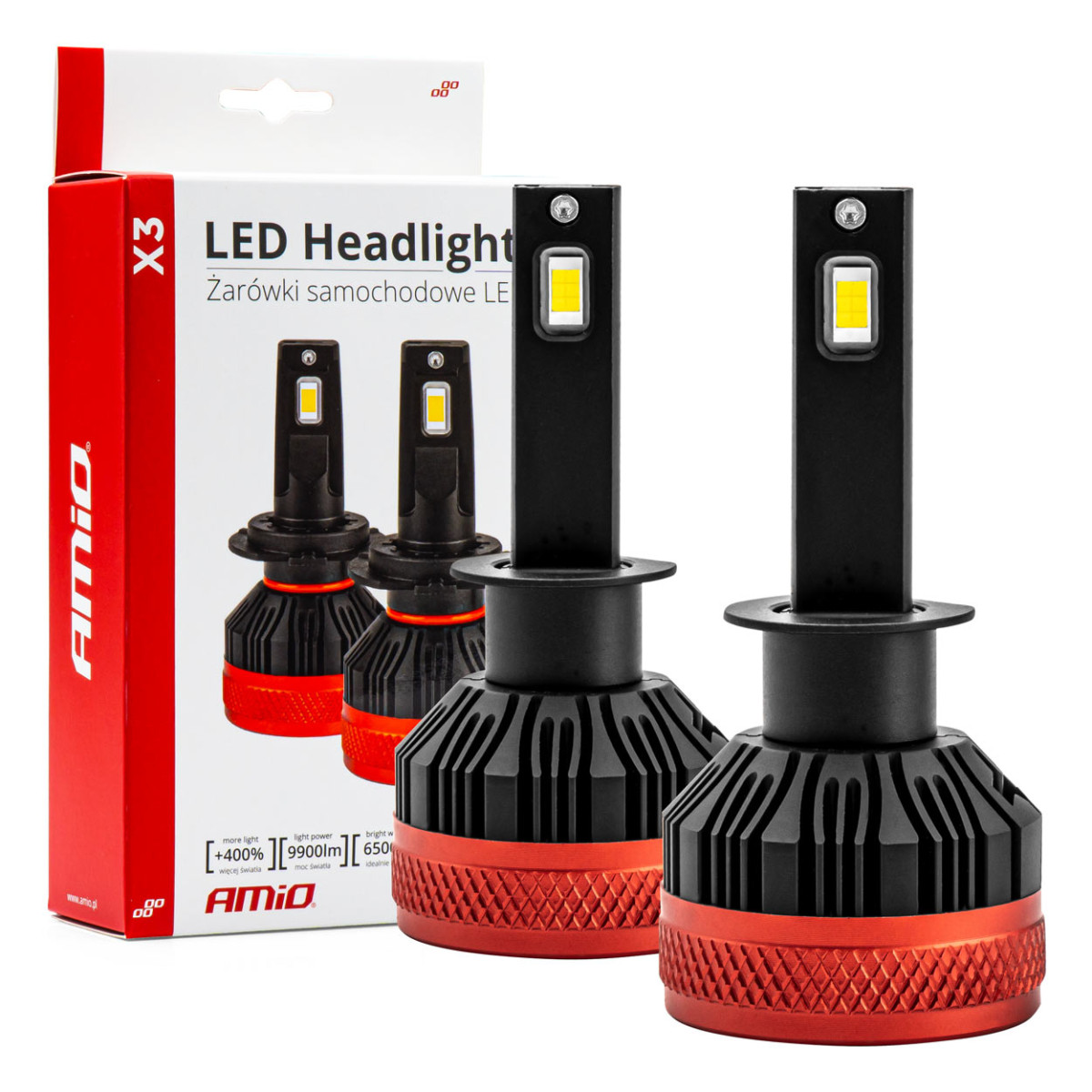 LED-esitulede pirnid X3 seeria H1 AMiO-02977