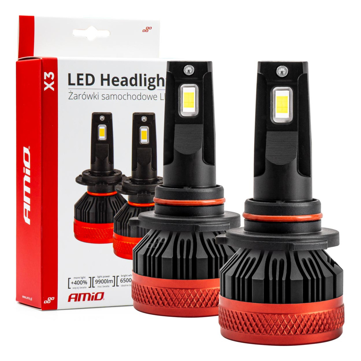 LED-esitulede pirnid X3 seeria HB4 9006 AMiO-02983