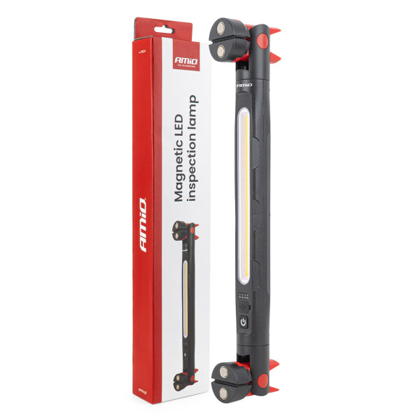 LED-töövalgusti magneti ja klambriga, 4000 mAh, AMIO-05024