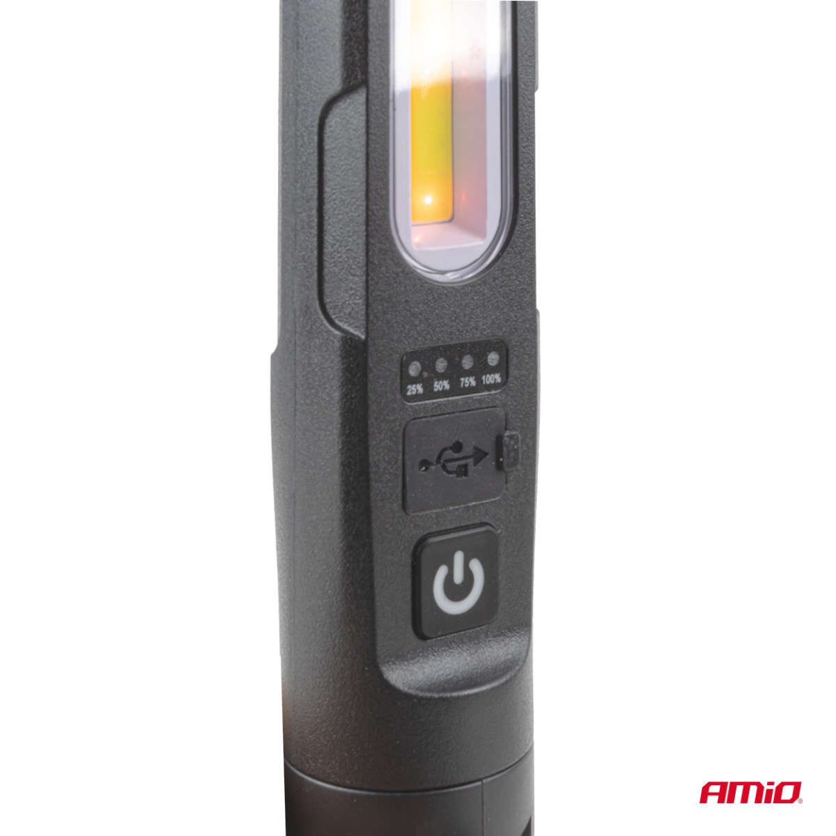LED-töövalgusti magneti ja klambriga, 4000 mAh, AMIO-05024