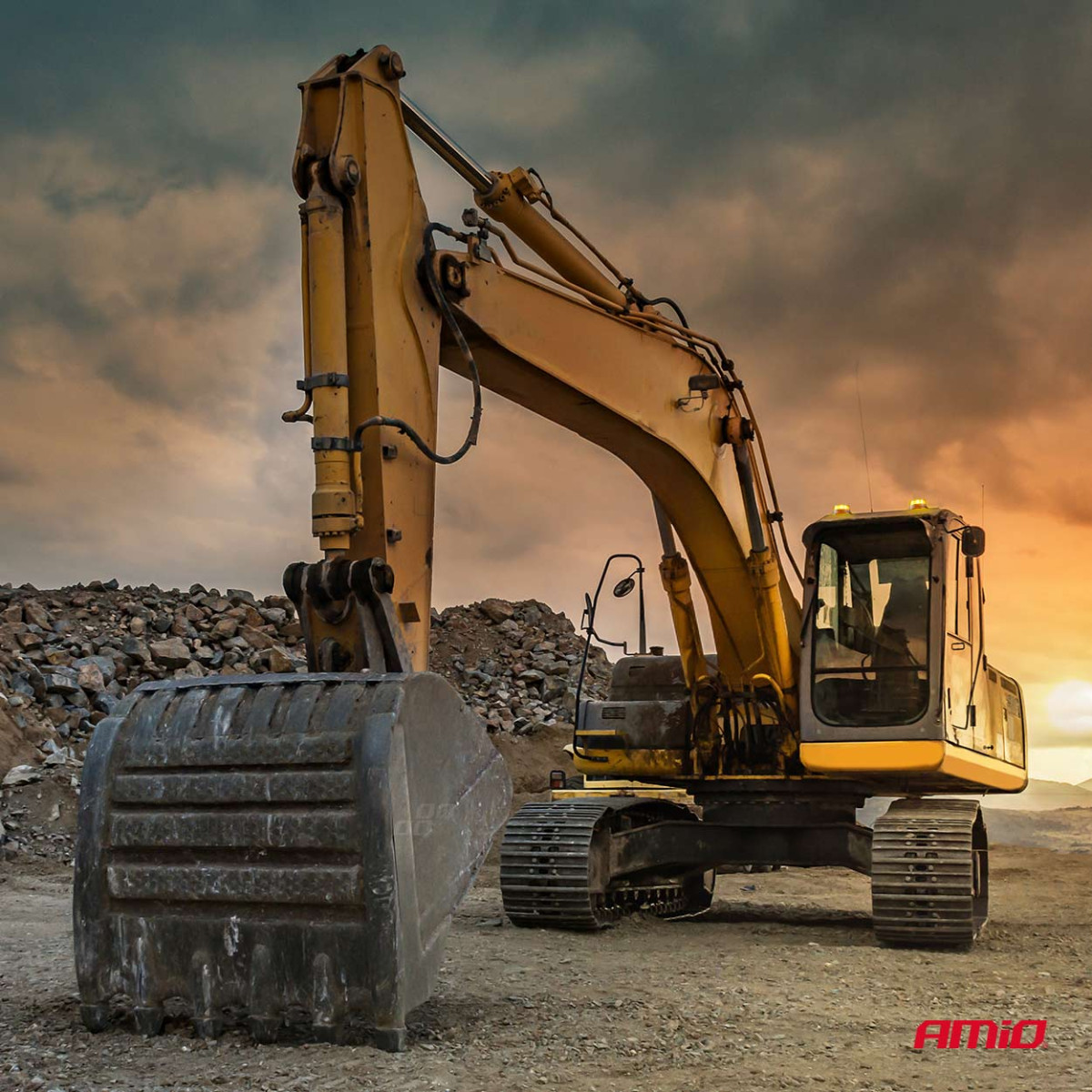 LED-hoiatuslamp W28M 12V 24V AMIO-04108