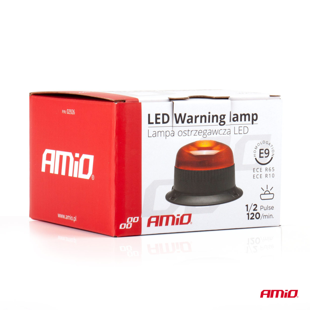 LED-hoiatuslamp R65 R10 12V 24V W213b AMIO-02926