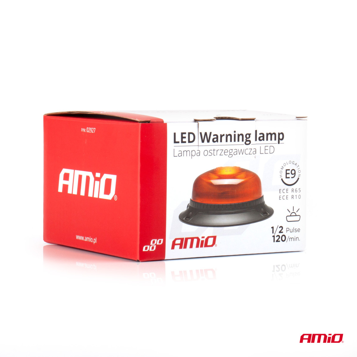 LED-hoiatuslamp R65 R10 12V 24V W213bl AMIO-02927