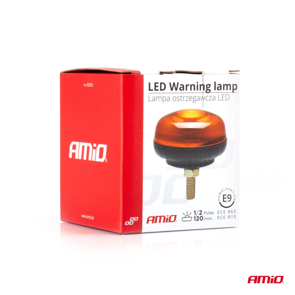 LED-hoiatuslamp R65 R10 12V 24V W21sb AMIO-02923