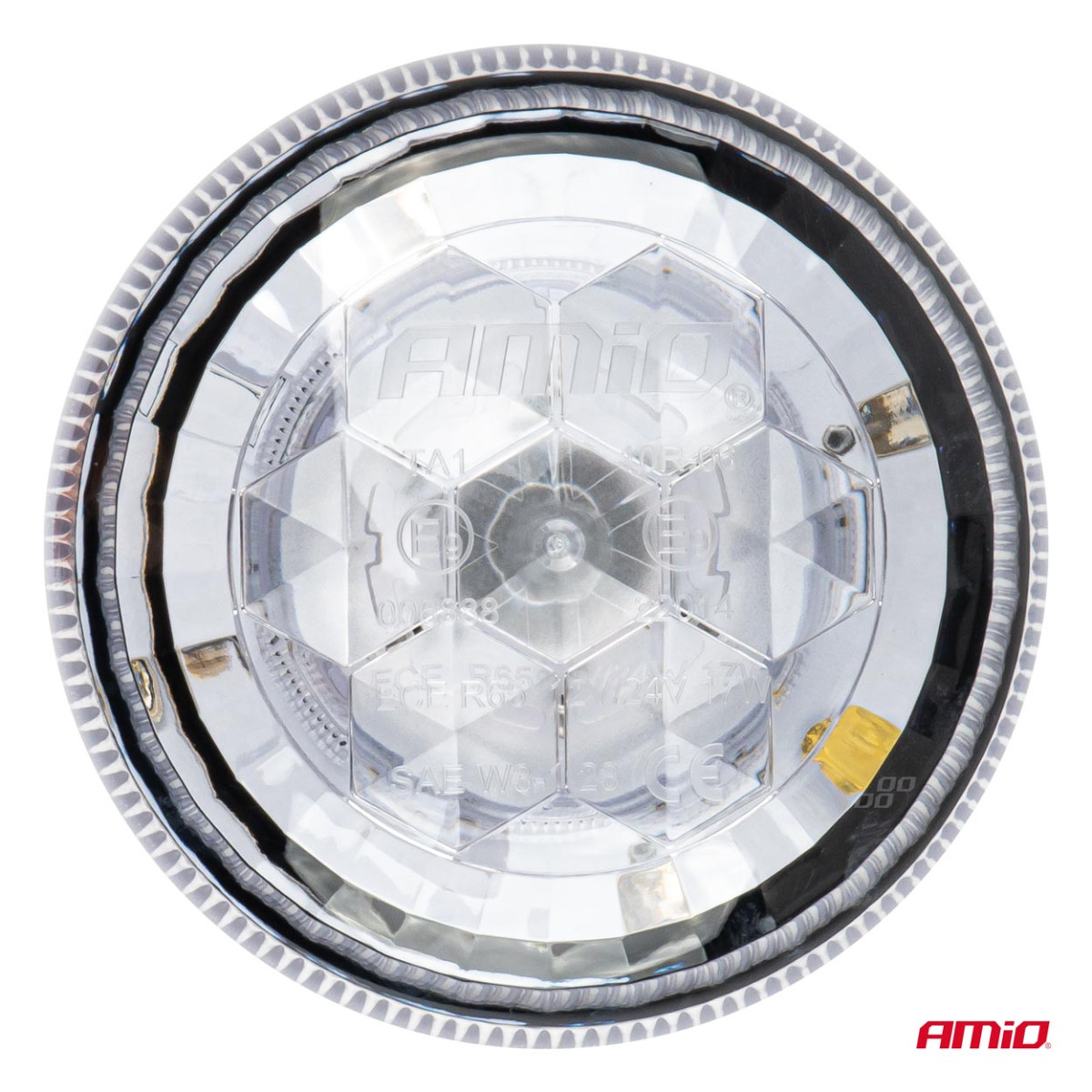 LED Warning Lamp W25b 3 screws R65 R10 24LED 12/24V IP66