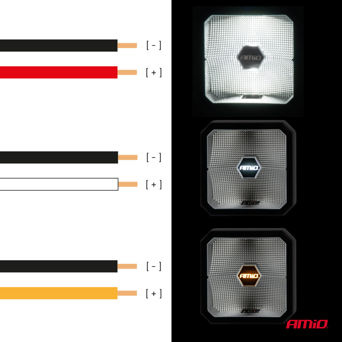 LED töölamp COMBO Amber&White, 30W 12V 24V