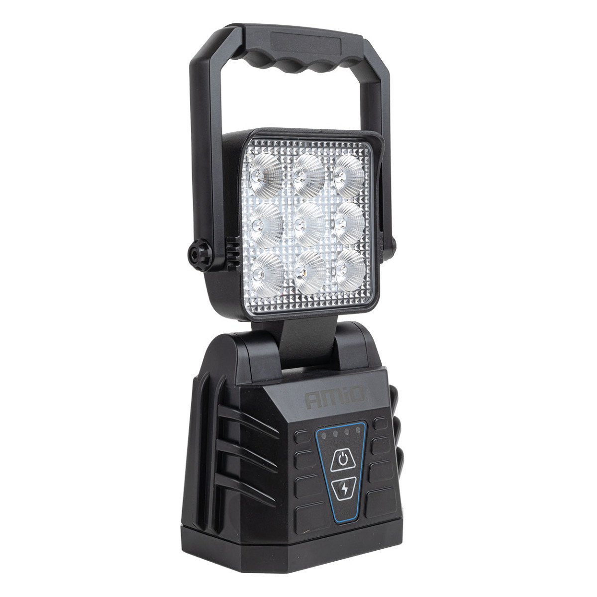 Kaasaskantav LED töö- ja hoiatuslamp 15W (patareiga) AMIO-04865