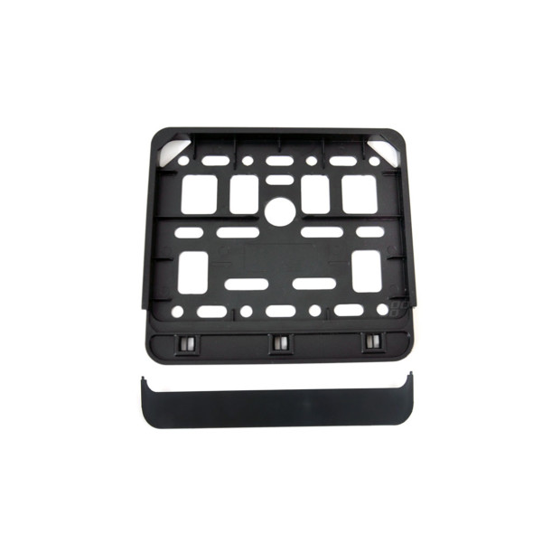 Tõukeratta numbrimärgi hoidik – must, AMIO-01169