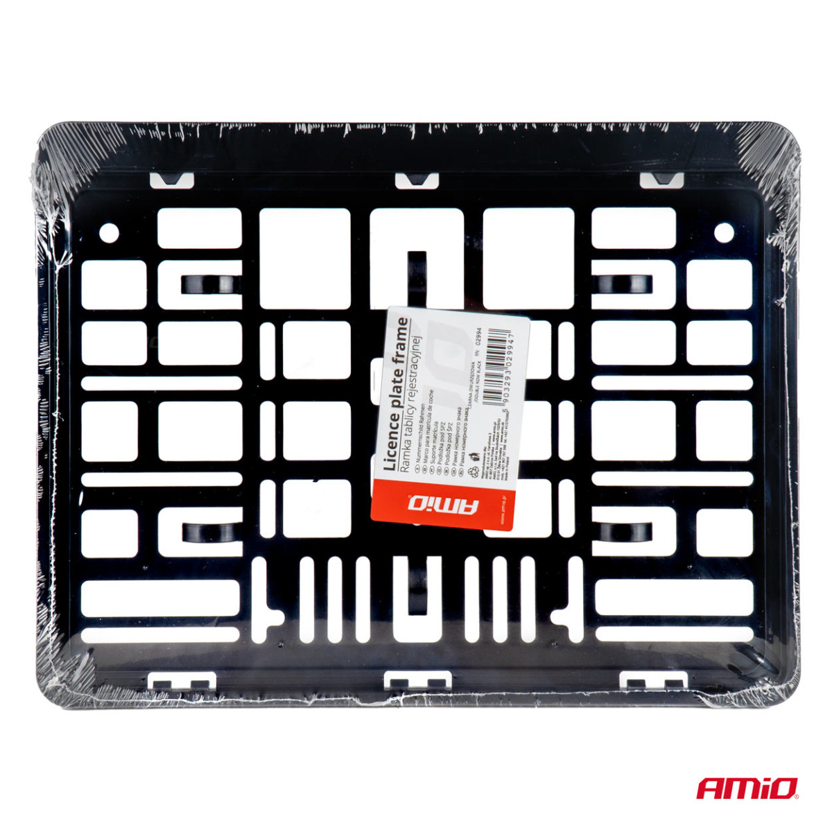 Kaherealine numbrimärgi hoidik – must, AMIO-02994