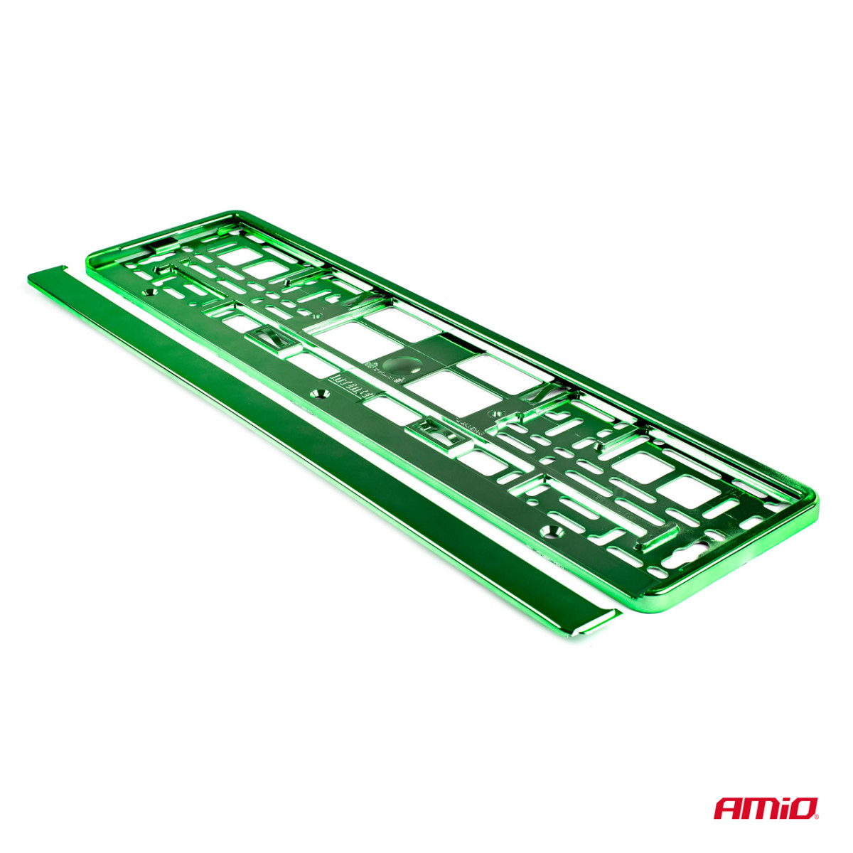 Numbrimärgi hoidik – metallikroheline, AMIO-03178