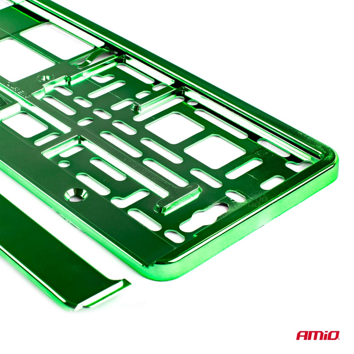 Numbrimärgi hoidik – metallikroheline, AMIO-03178