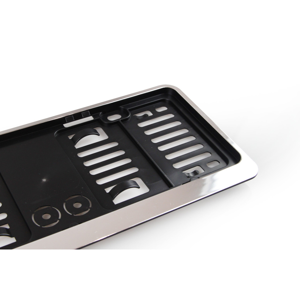 Väike numbrimärgi hoidik – must kroom, USA, AMIO-02109