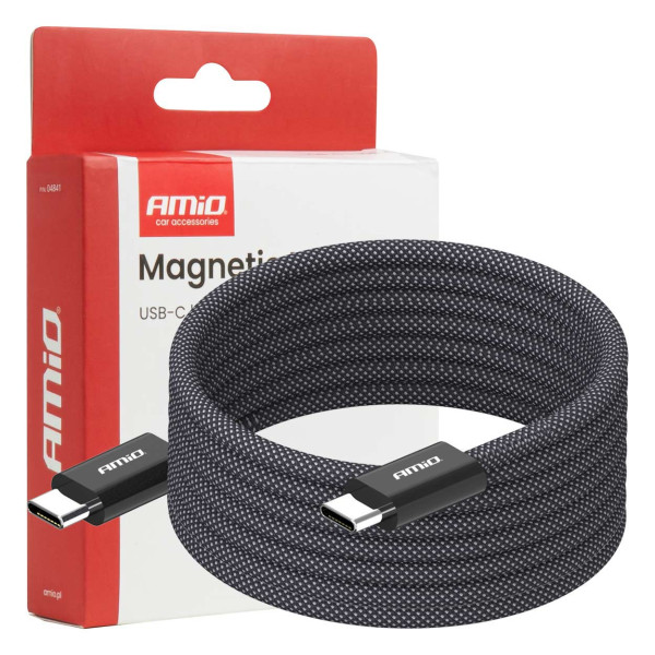 Magnetiline USB-C – USB-C kaabel 60W 200 cm AMIO-04841