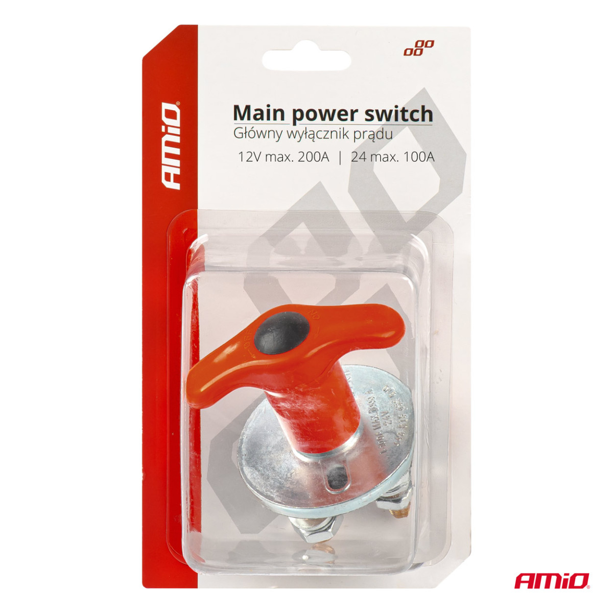 Aku pealüliti 12/24V, 200A (max. 500A) 