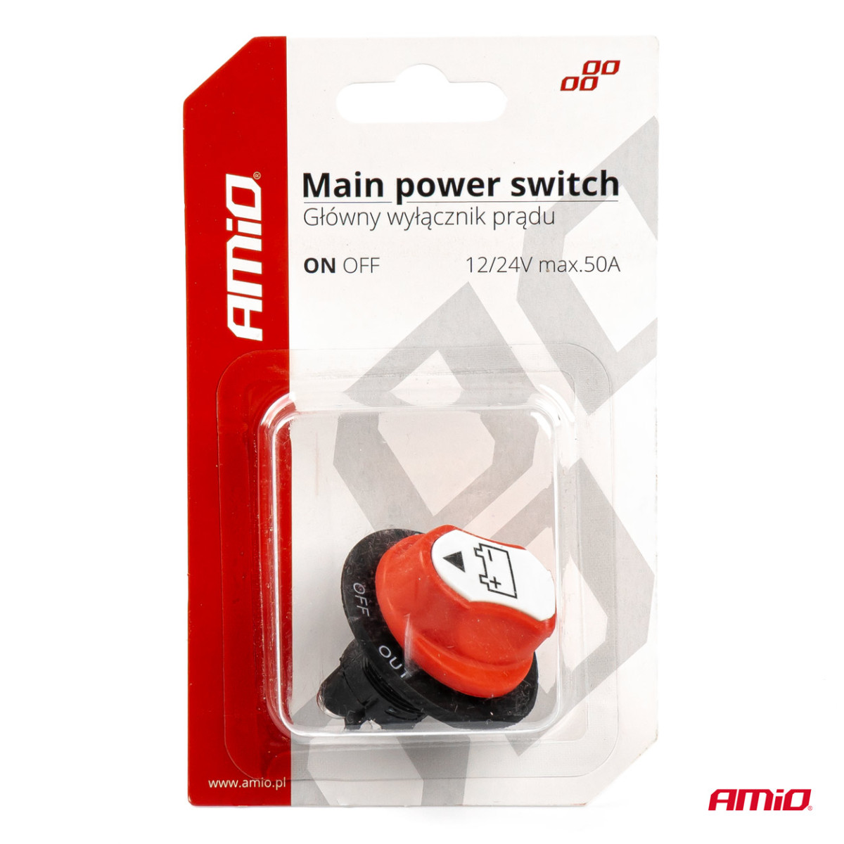 Aku pealüliti 12/32V 50A / 300A AMIO-03025