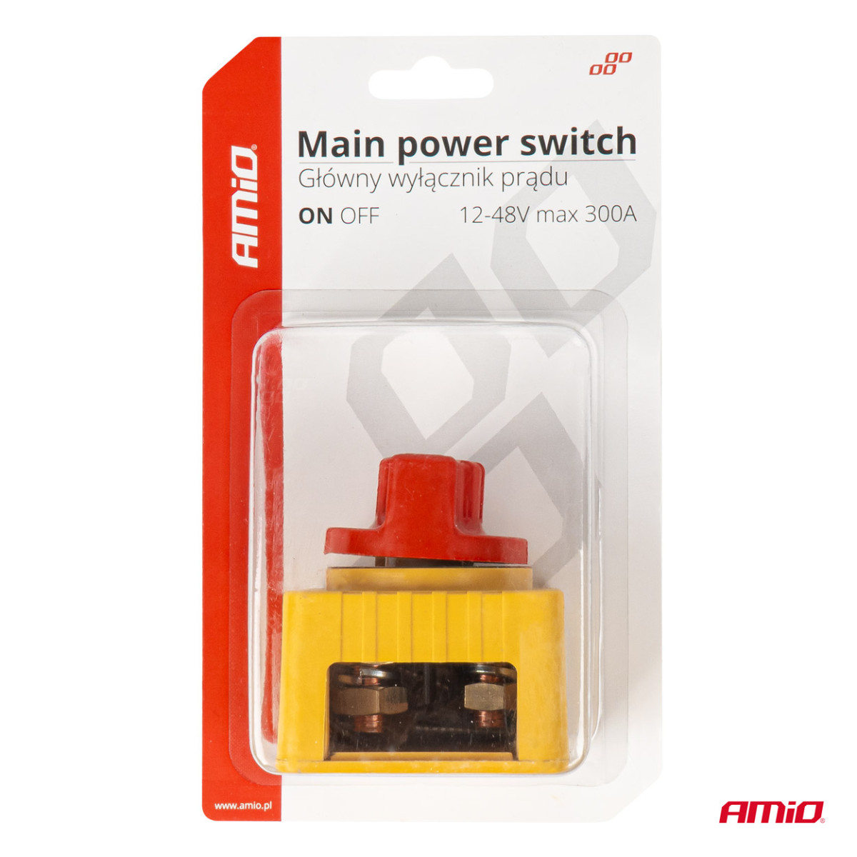 Aku pealüliti 12–48 V, max. 300 A, AMiO-03839