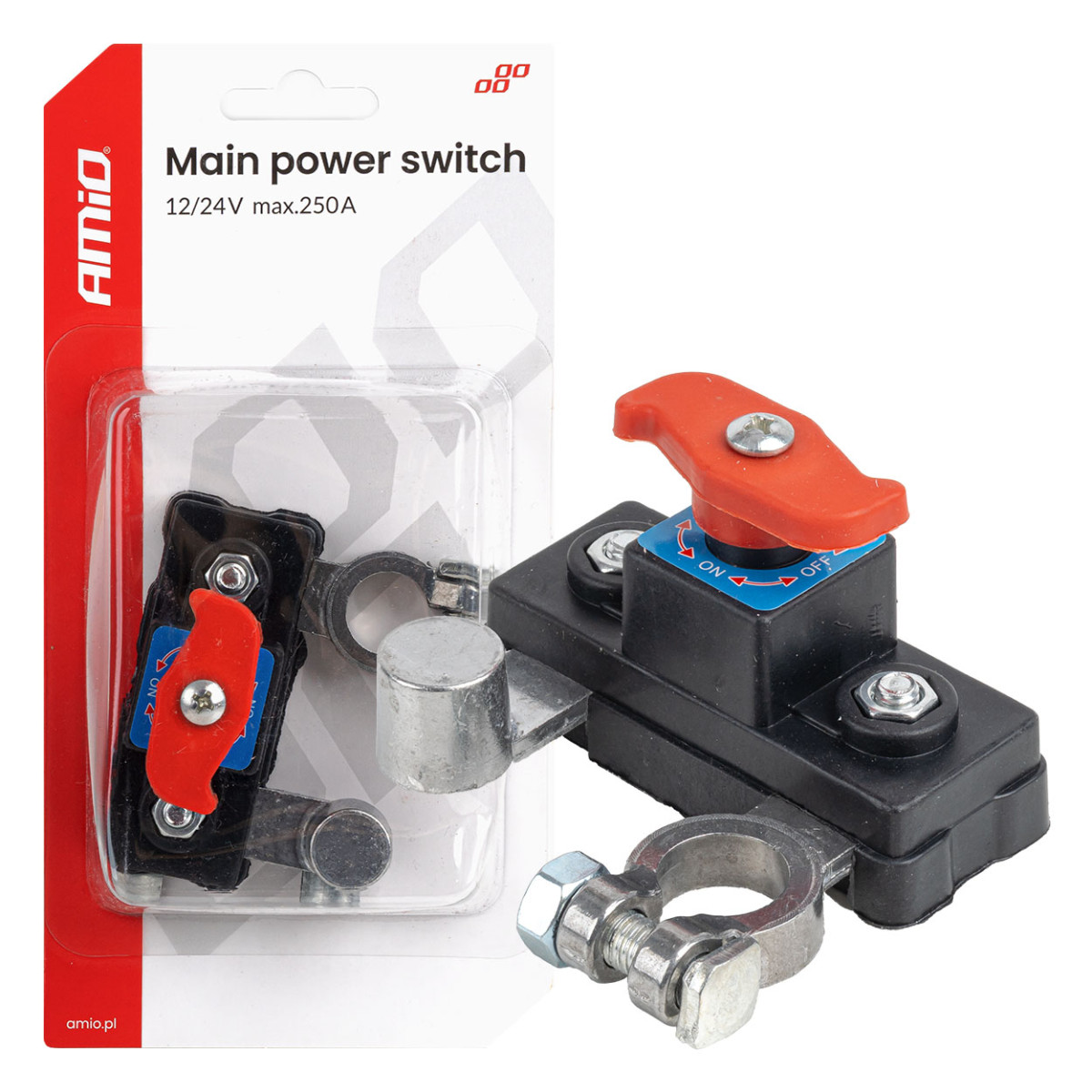 Aku pealüliti 12/24V 250A AMIO-04831