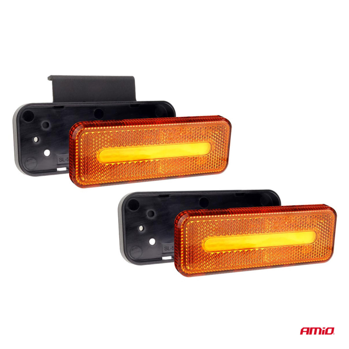 LED-gabariidituli AMiO OM-02-O, ristkülikukujuline, oranž